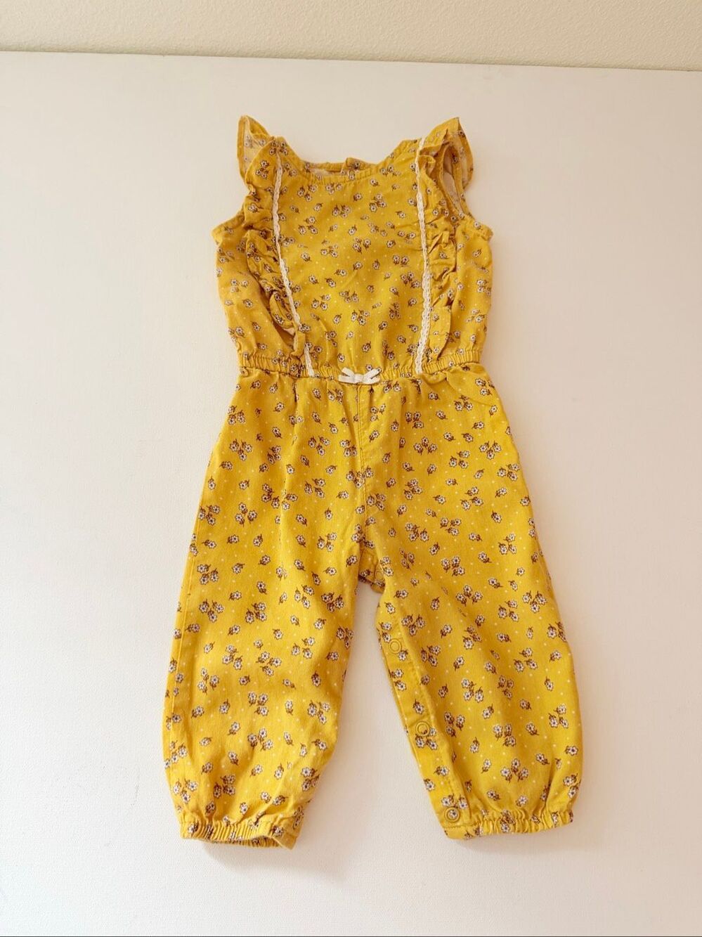 Carter's Floral Flutter Jumpsuit - Baby Girl size 9 months